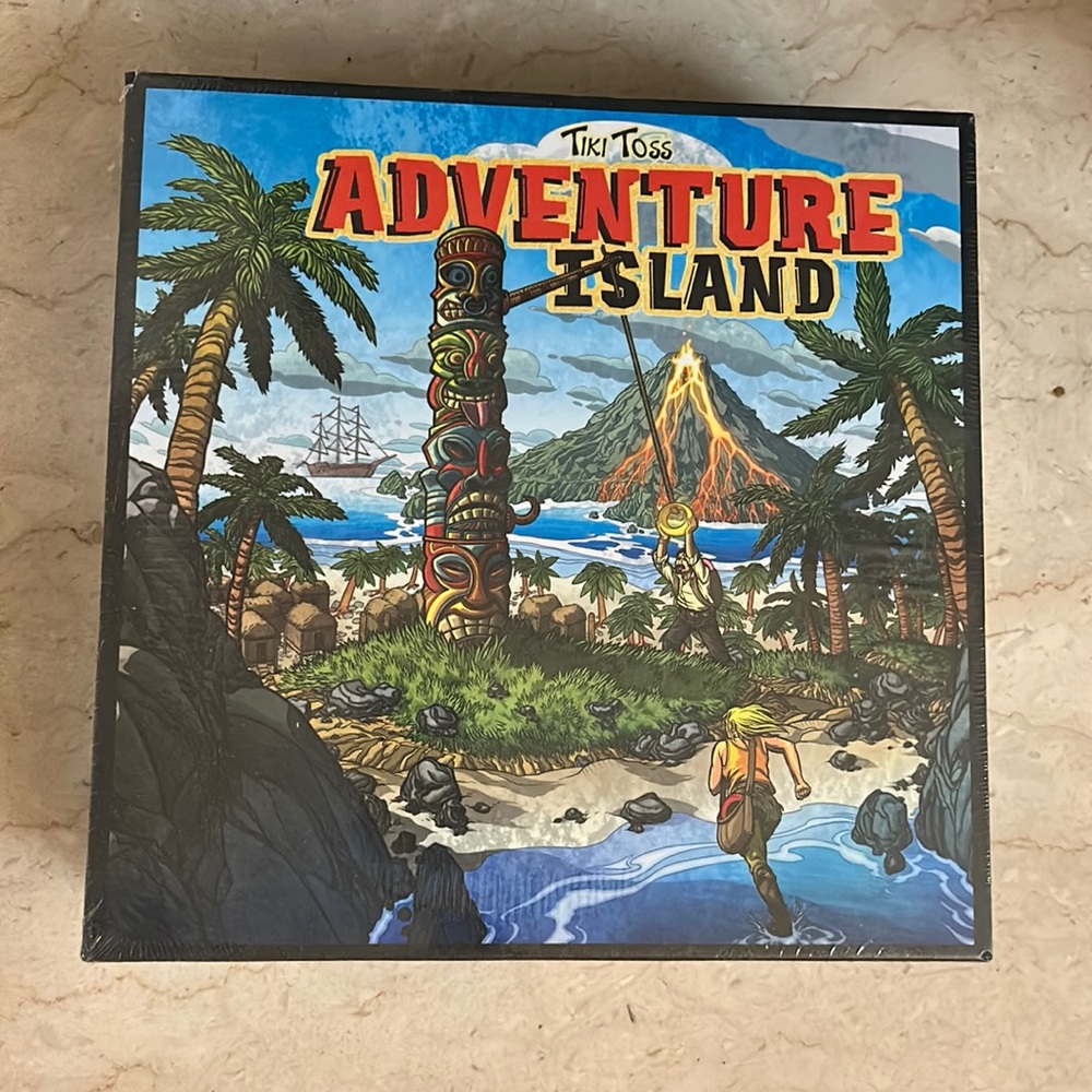 Tiki toss adventure island board game NWT